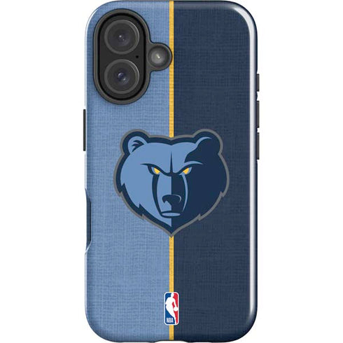 NBA Memphis Grizzlies Canvas iPhone 16 Impact Case